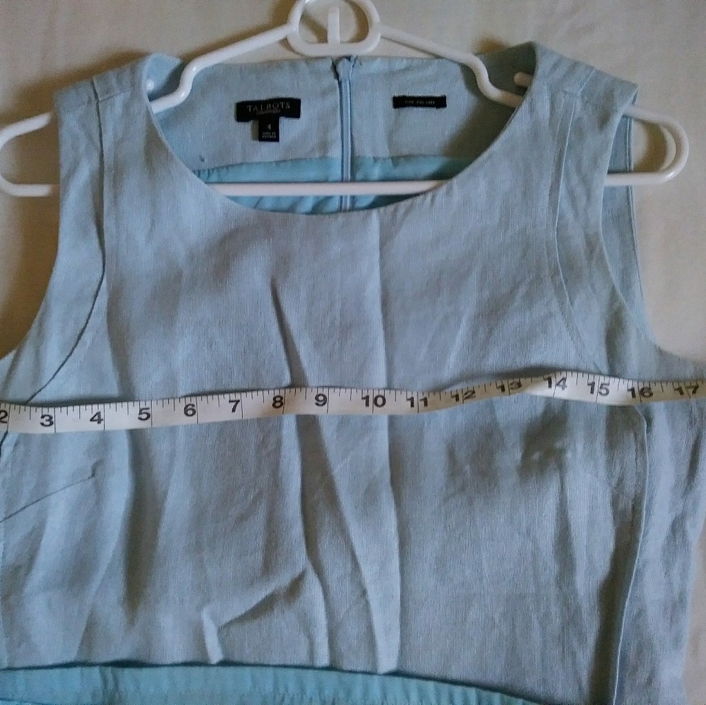 BOGO Talbots 4 Irish Pure Linen dress women - Picture 4 of 7